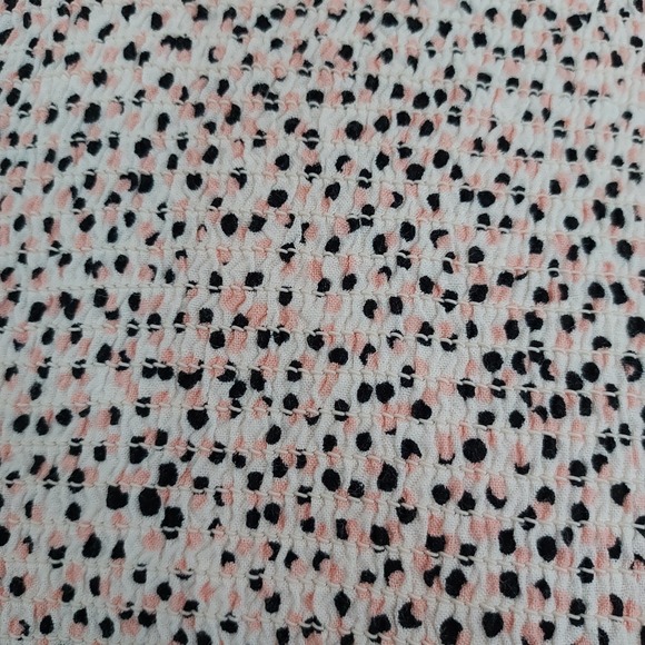 Express Pink & Black Polka Dot Blouse Size M - Picture 4 of 12